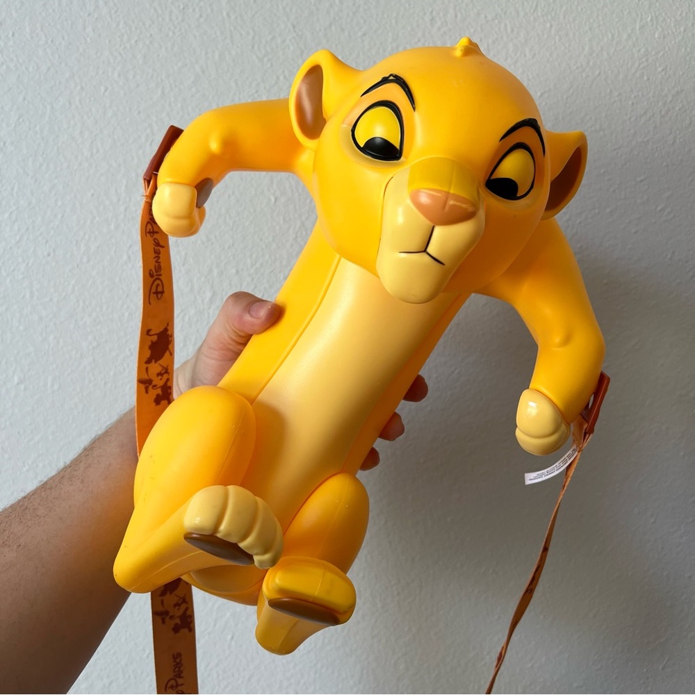 Disney Parks The Lion King Simba Popcorn Bucket With Strap